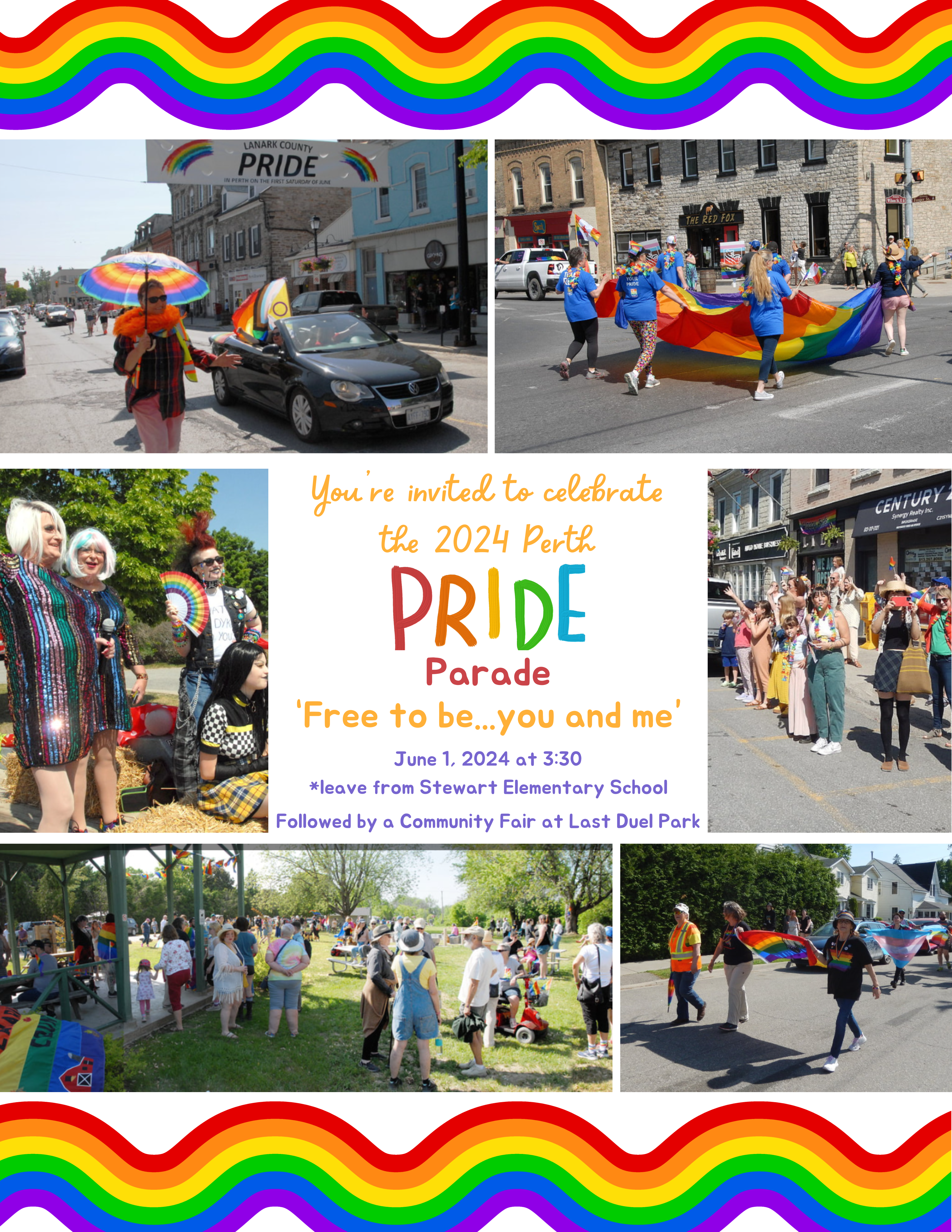 Poster for the Pride Parade in Perth